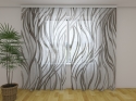 Photo curtains Gray Abstract Waves